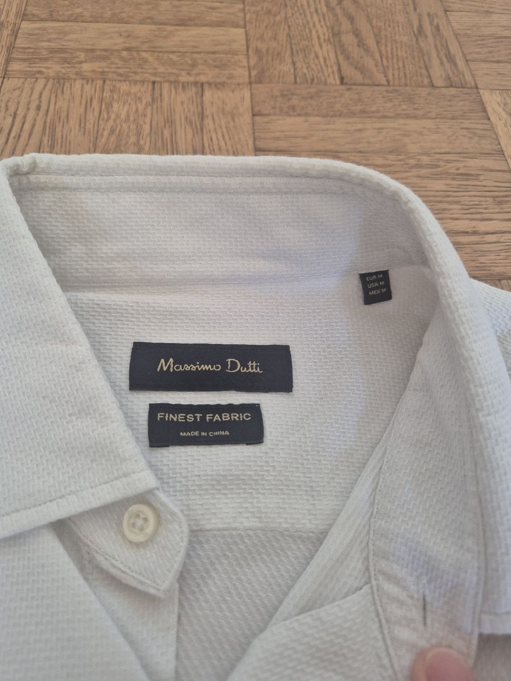 Massimo Dutti Hemden: Chemise Massimo Dutti blanche, taille M – État impeccable ! – Gebraucht aus Genève von caps1207