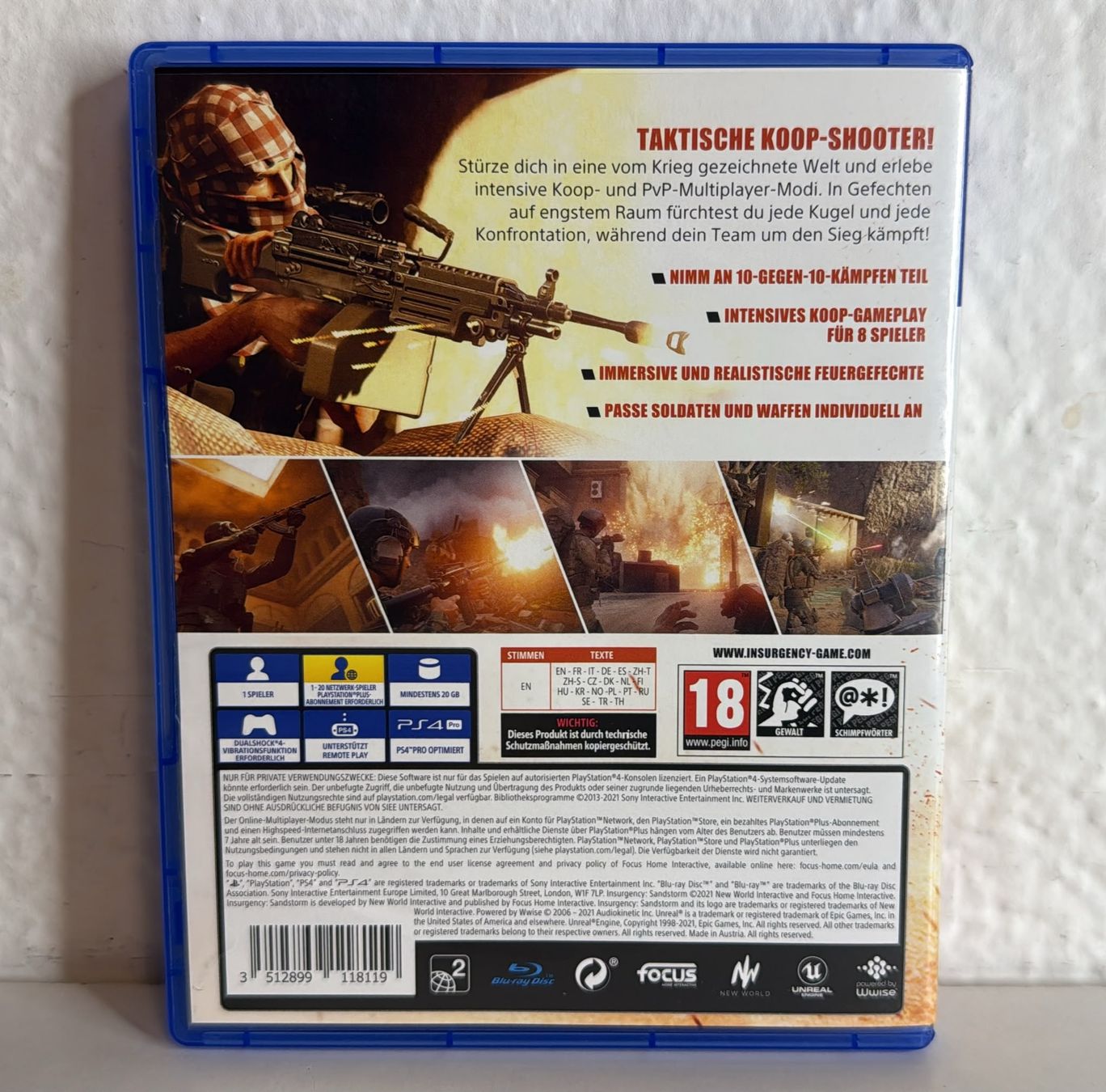 Jeux: PS4 Insurgency Sandstorm  – D'occasion à Ehrendingen par lax21 1