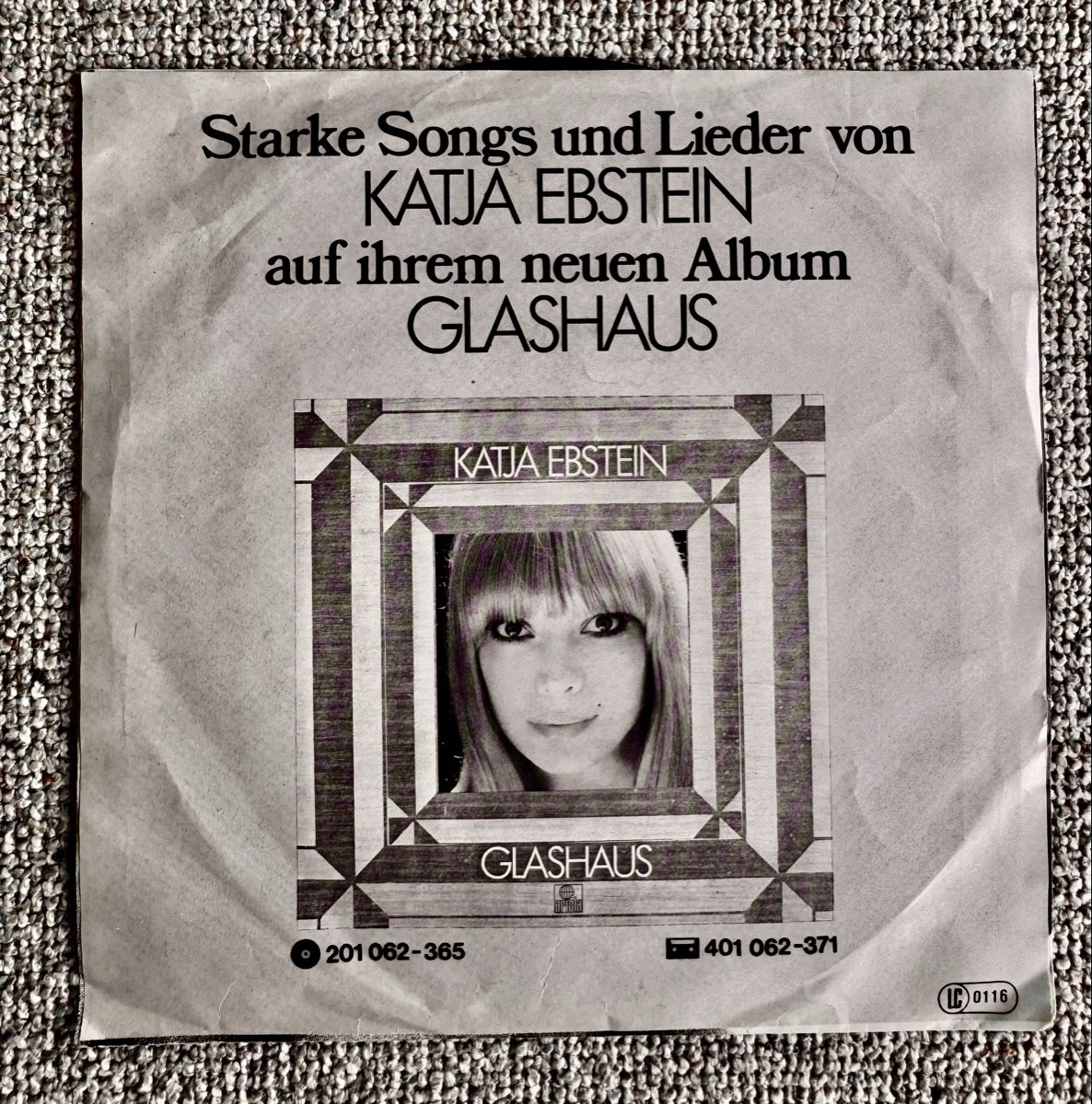 Schallplatten: Katja Ebstein  - Theater - 7" Single - 80s Schlager – Gebraucht aus Rorbas von BlackstarRecords 1