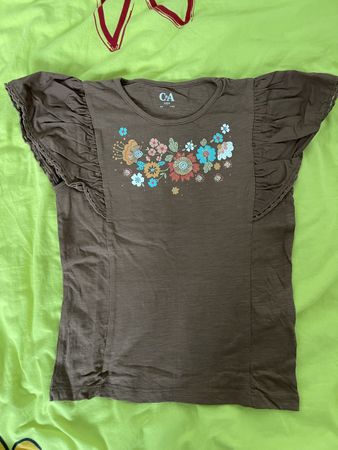 Ensemble t-shirt + shorts longs fille 7ans