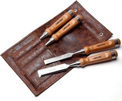 Stechbeitel Set 4-teilig Holz Holzgriff Schnitzbeitel Beitel