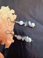 Handgemachte Ohrringe mit Süsswasserperlen, Neu! Trend 48