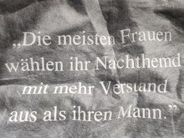 Tasche mit Zitat