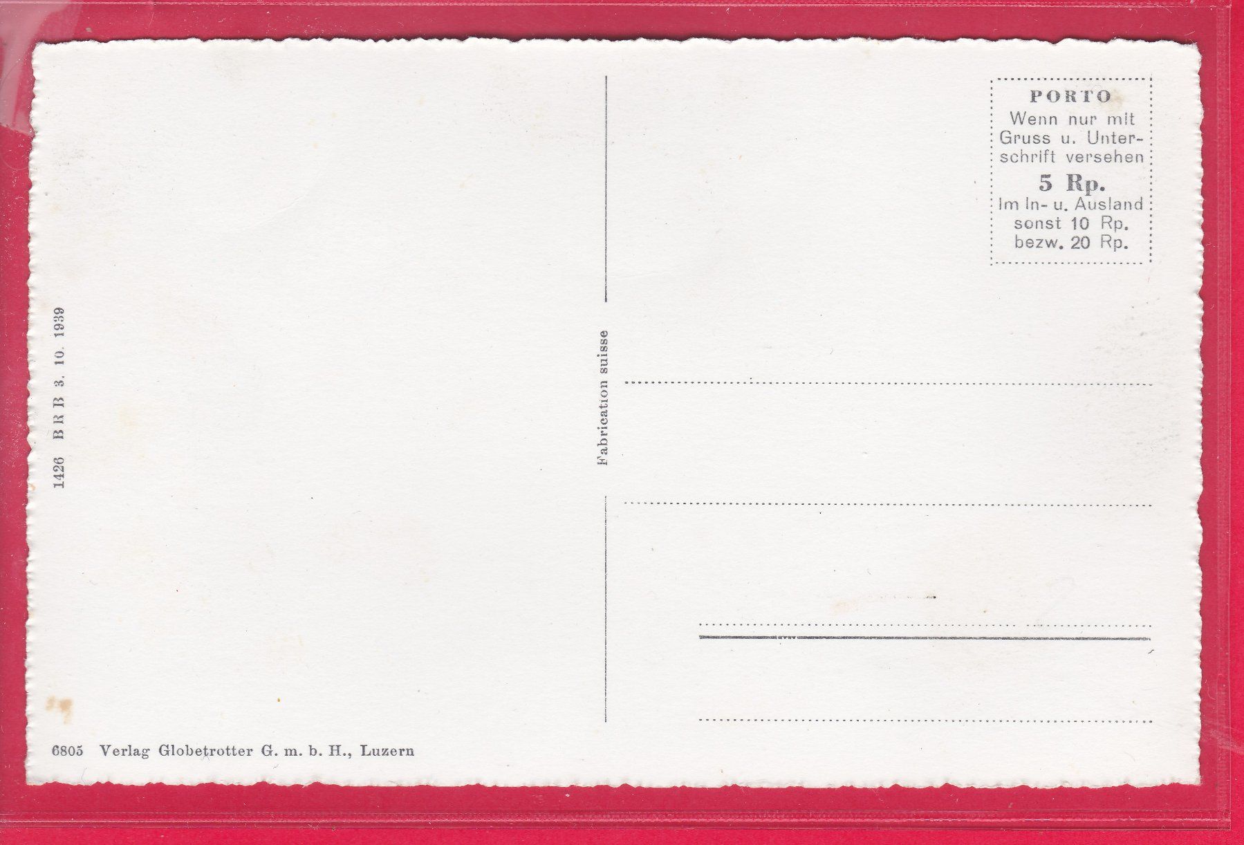 Cartoline postali: ALTDORF – Usato da Oberrieden venduto da Gebirgsstelze 1