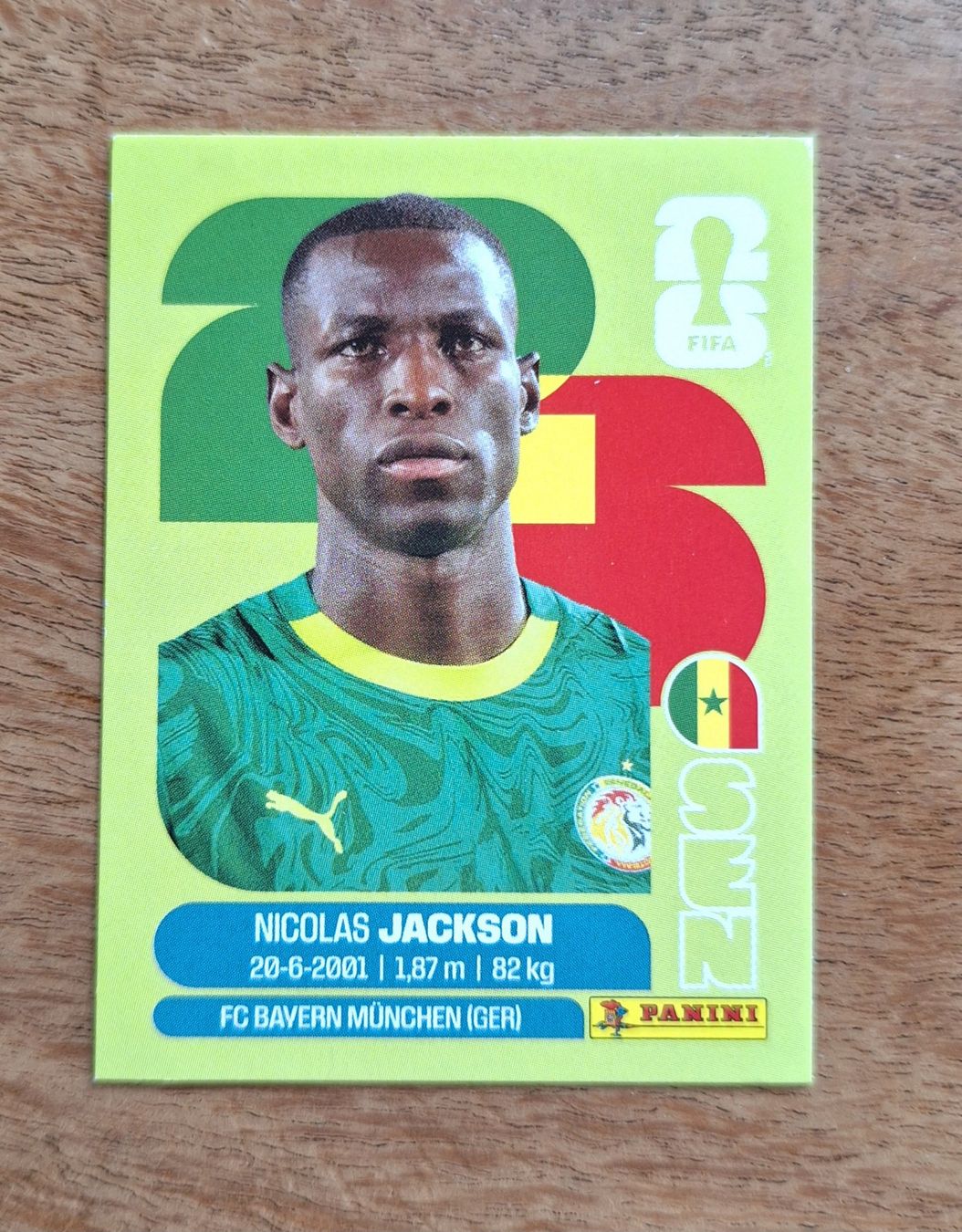 Panini Carte collezionabili: Panini Nicolas Jackson SEN 19 – Nuovo (secondo la descrizione) da Romanens venduto da Crocette
