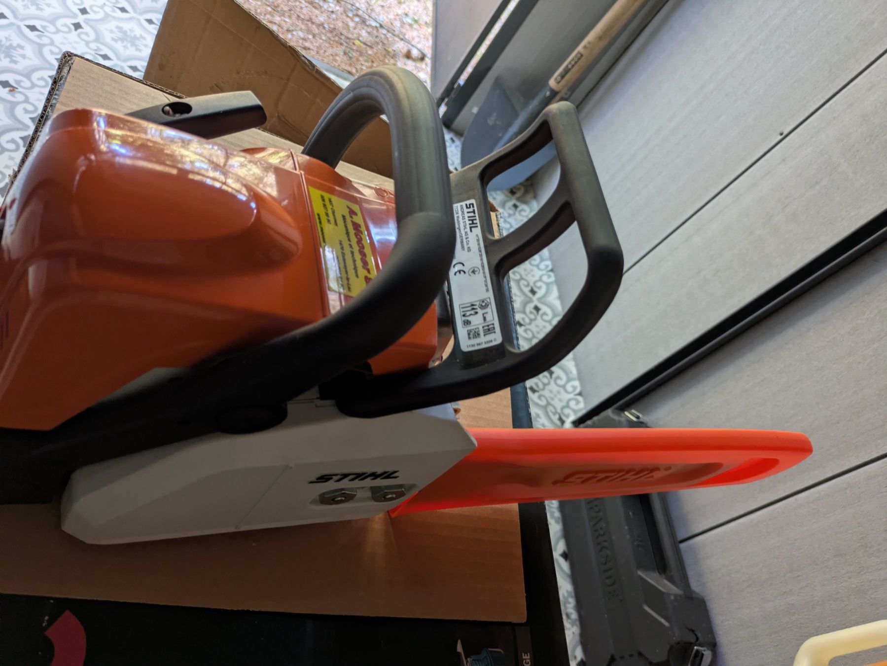 Stihl Seghe: Tronçonneuse Stihl MS 170 2-MIX occasion – Usato da Pringy venduto da Antic_Alpina 4