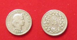 5 Rappen 1895