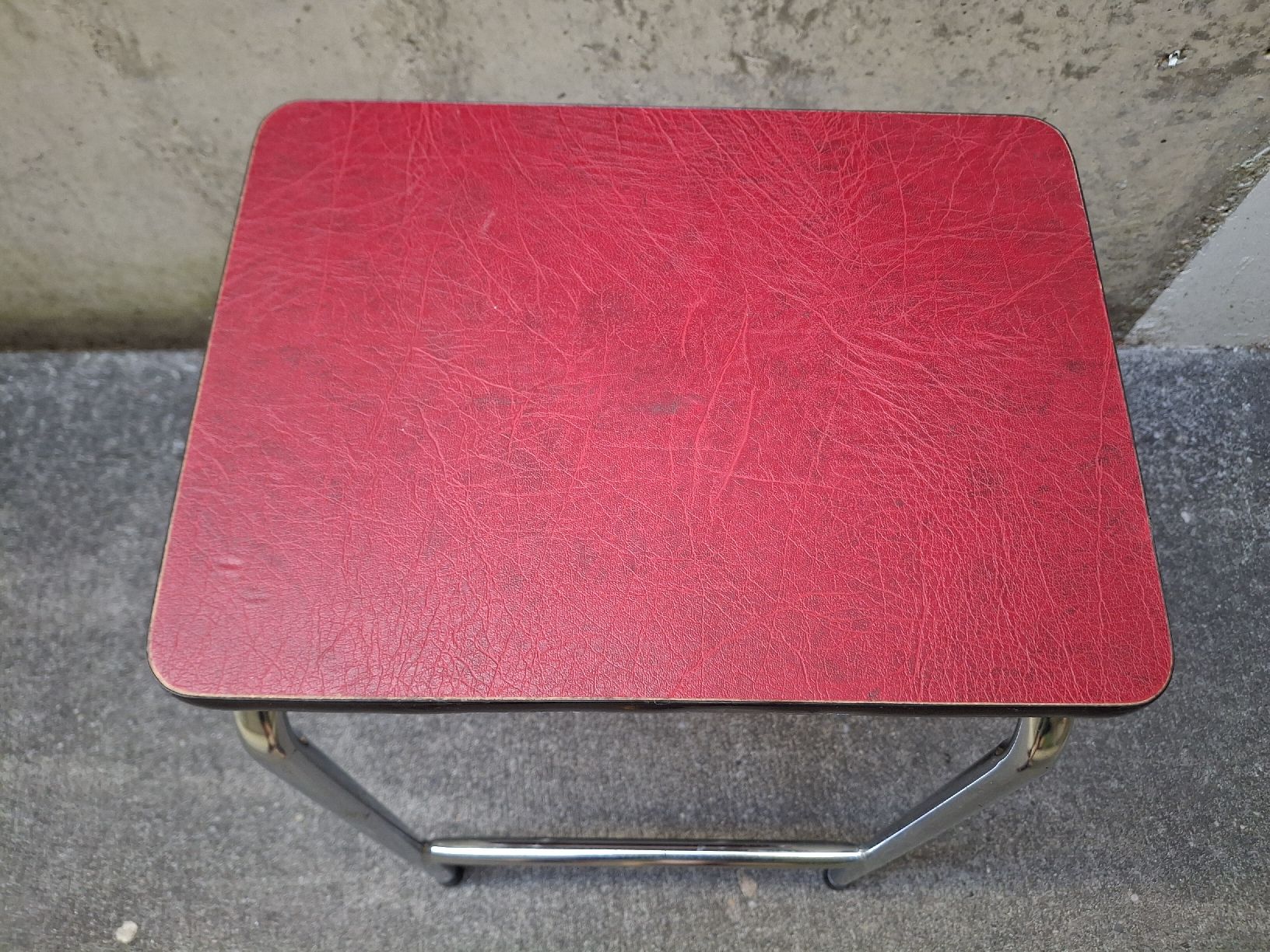 Hocker: Trittschemel, Tritthocker, Mid-Century, 60er, 50er – Gebraucht aus Fislisbach von HurtiBrocki 5
