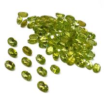 Lot 20.15ct Péridots ovales 7x5mm - Valeur 2'400.- Fr