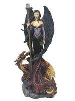 Fantasy Elfe mit Drachen 35cmPORTOFREI