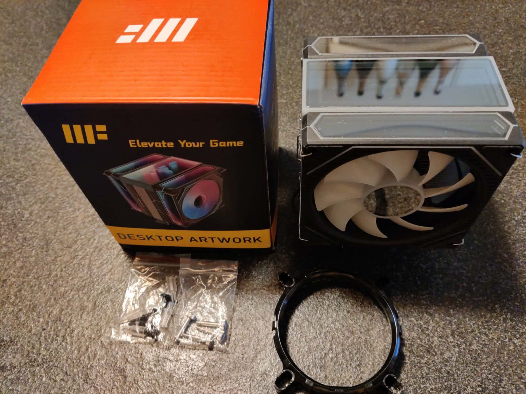 Composants électroniques: 220W Intel-AMD RGB CPU Cooler – D'occasion à Genève par Rally022 1