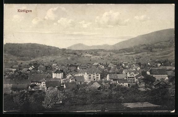 Cartes postales: AK Küttigen, Teilansicht mit Bäumen – D'occasion à Berlin par bartko-reher