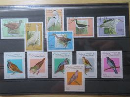Vögel, Tauben Kuba Mi 2367-72**, Mi 3683-88 gestempelt