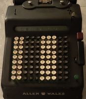 Vintage Allen Wales Addiermaschine/Mechanisches Rechenwunder