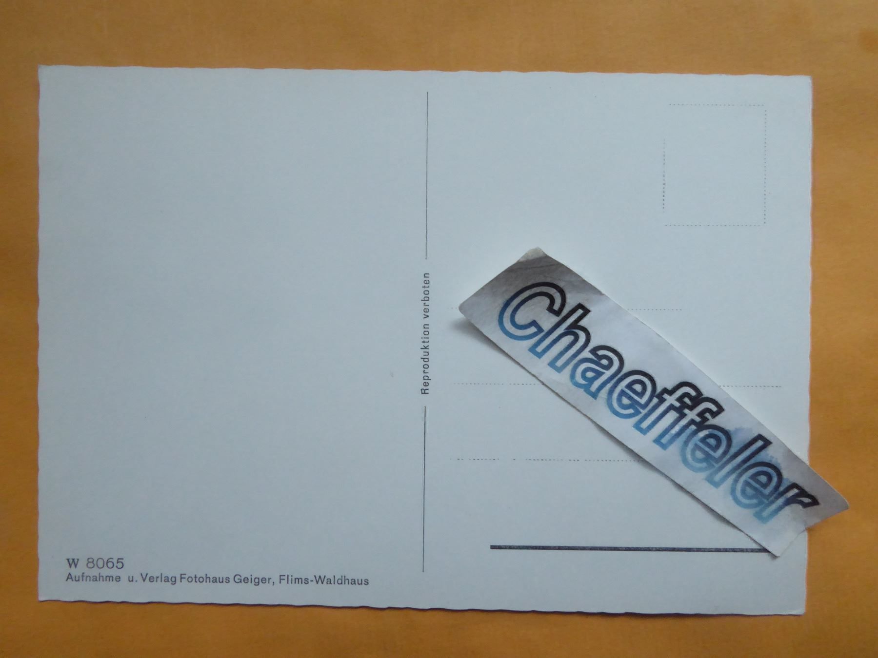 Cartoline postali: Obersaxen, Markal und Meierhof – Nuovo (secondo la descrizione) da Zürich venduto da Chaeffeler 1