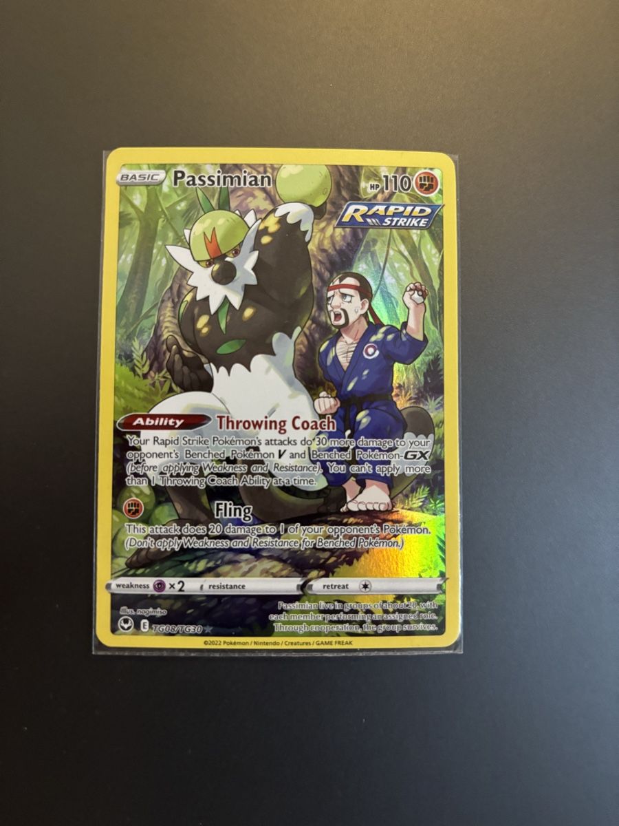 Pokémon Carte collezionabili: Passimian Rapid Strike Trainer Gallery - Mint – Nuovo (secondo la descrizione) da Bellinzona venduto da Cook_