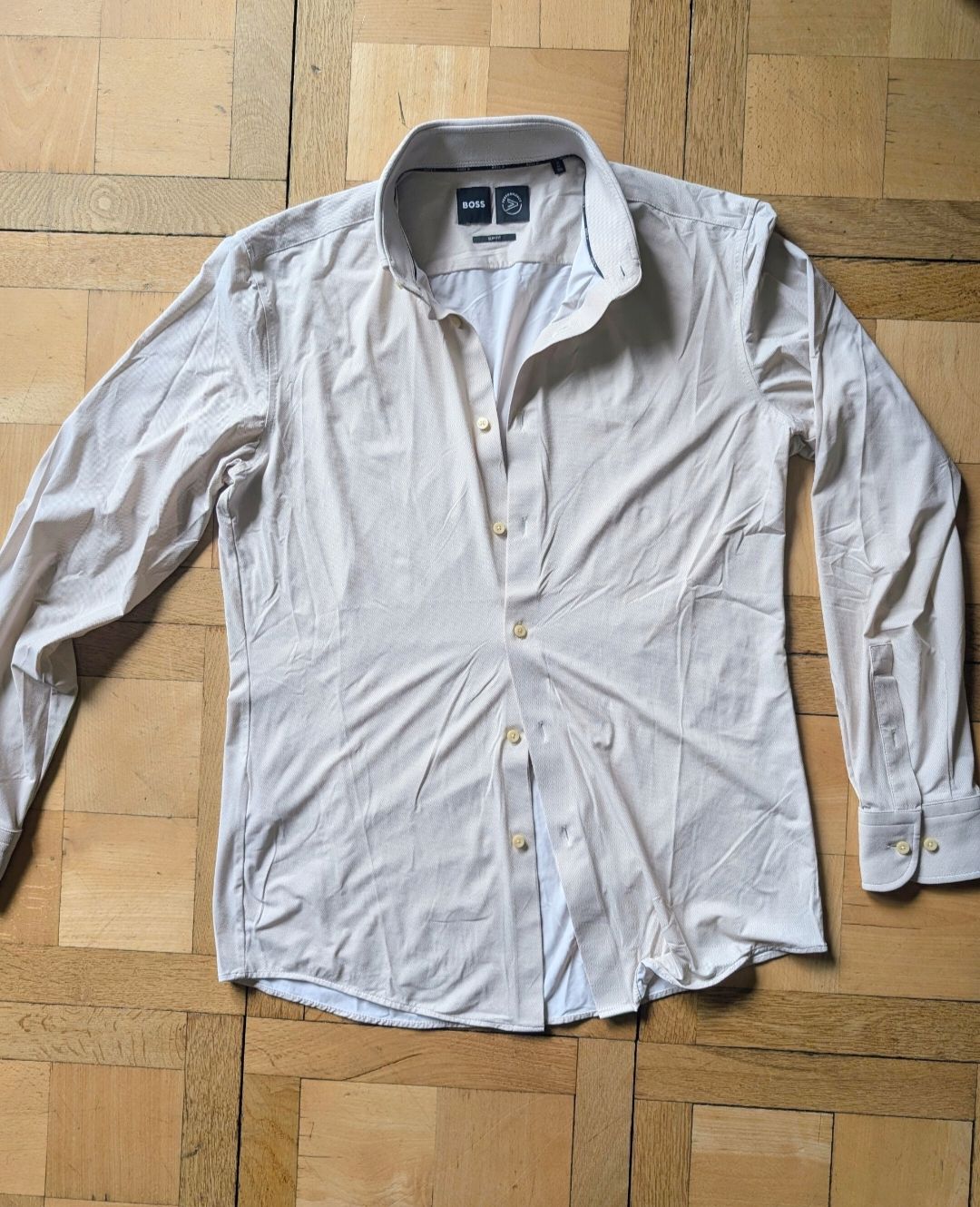 Hugo Boss Hemden: Hugo BOSS Hemd elastisch hellbeige Gr. 39 – Neu (gemäss Beschreibung) aus Zürich von Hedkandi 3