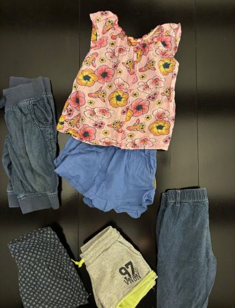 Kleiderpaket 6-teilig Mädchen Gr. 98/104