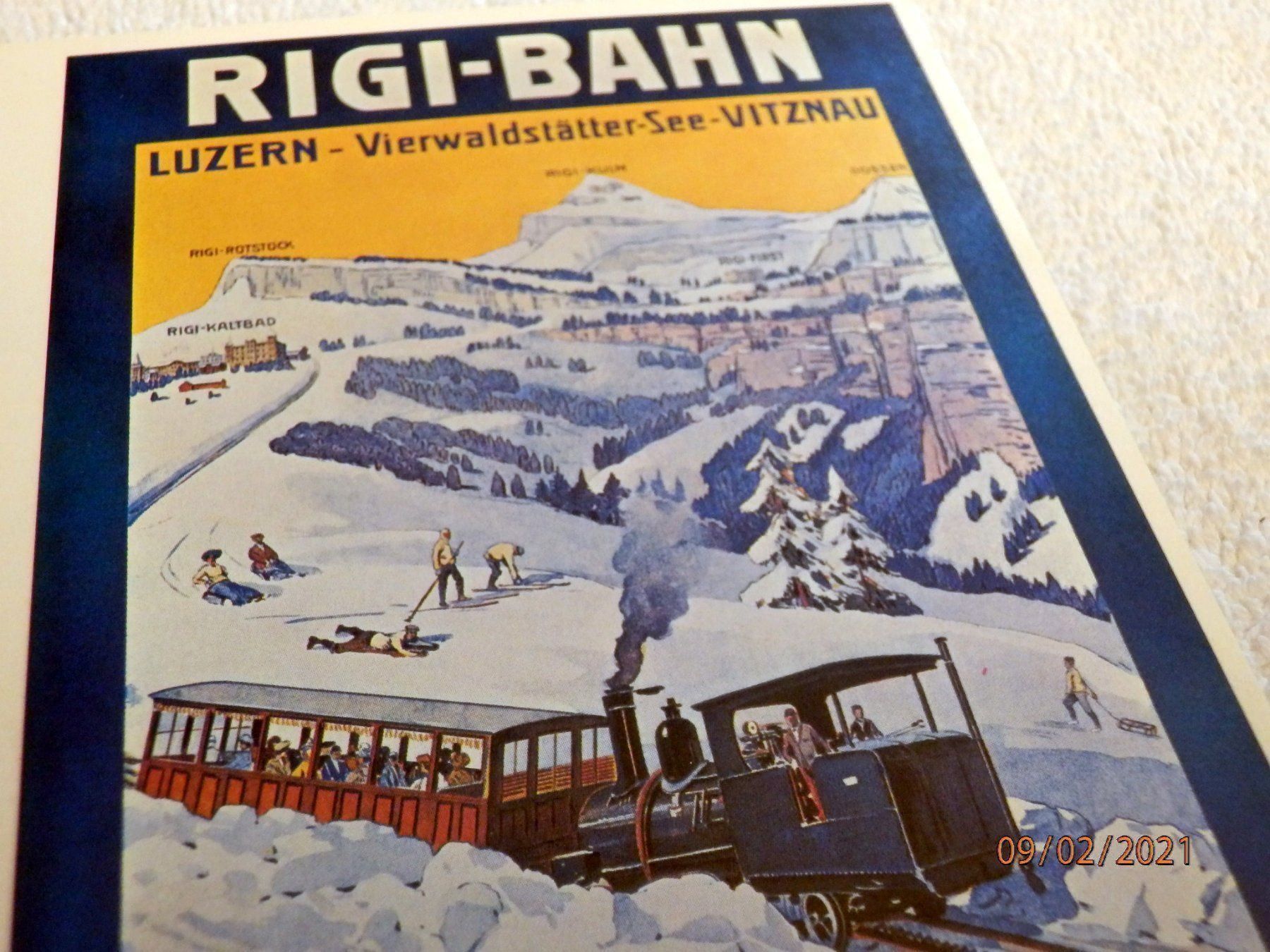 Cartes postales: AK, Rigi-Bahn, beschriftet, ungebraucht – D'occasion à Ueberstorf par dinbau 1