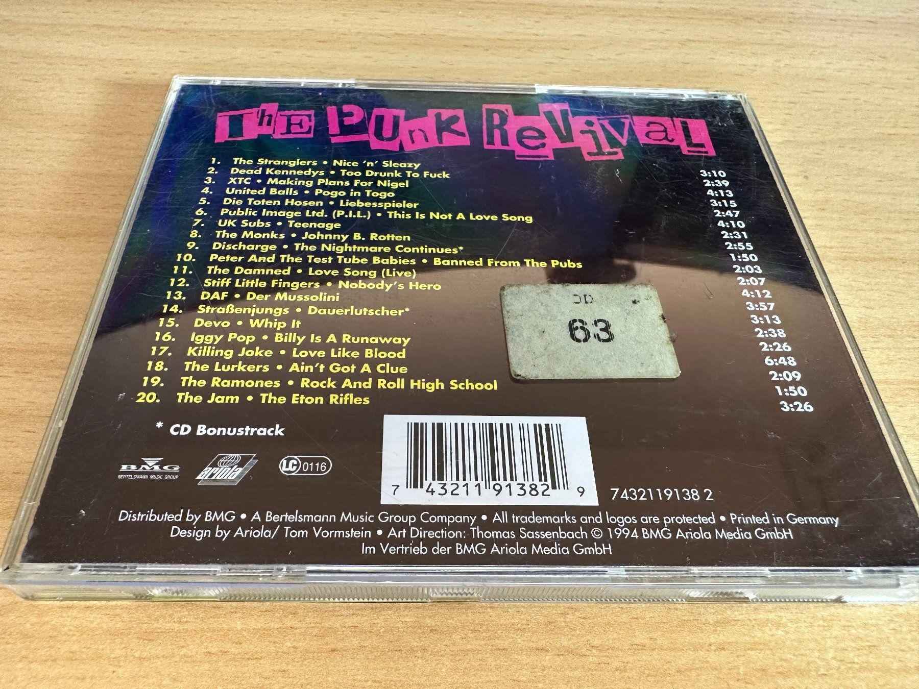 CD: Various – The Punk Revival – Usato da Rikon im Tösstal venduto da Alpenmutz 1