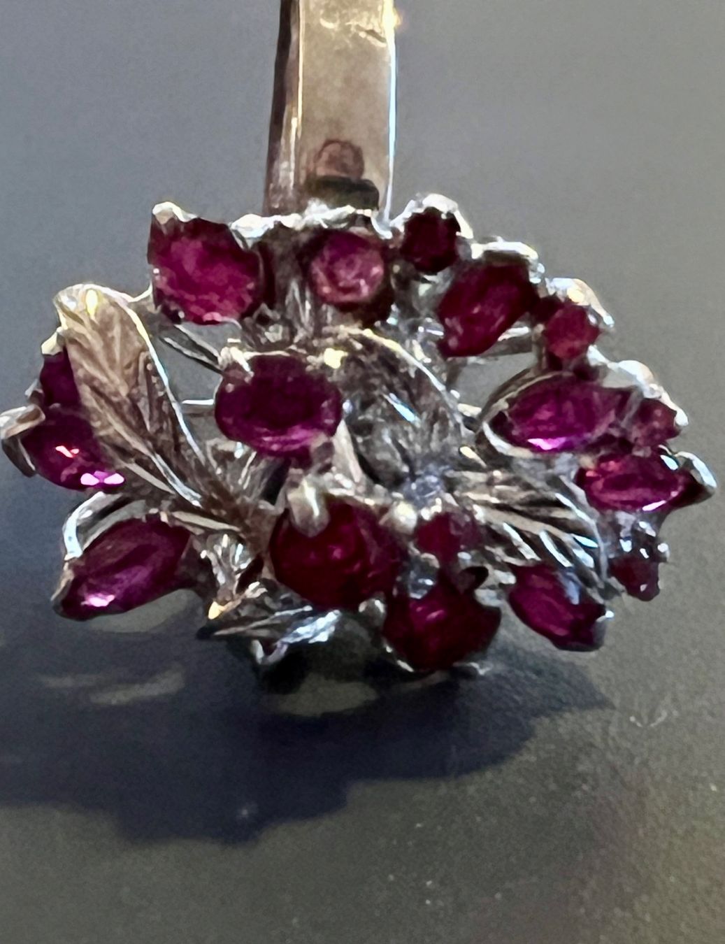 Anelli: Silber-Ring mit Rubinen – Usato da Chur venduto da Penting1935 7