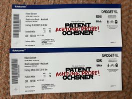 Patent Ochsner Basel 05.02.2027 2 Tickets