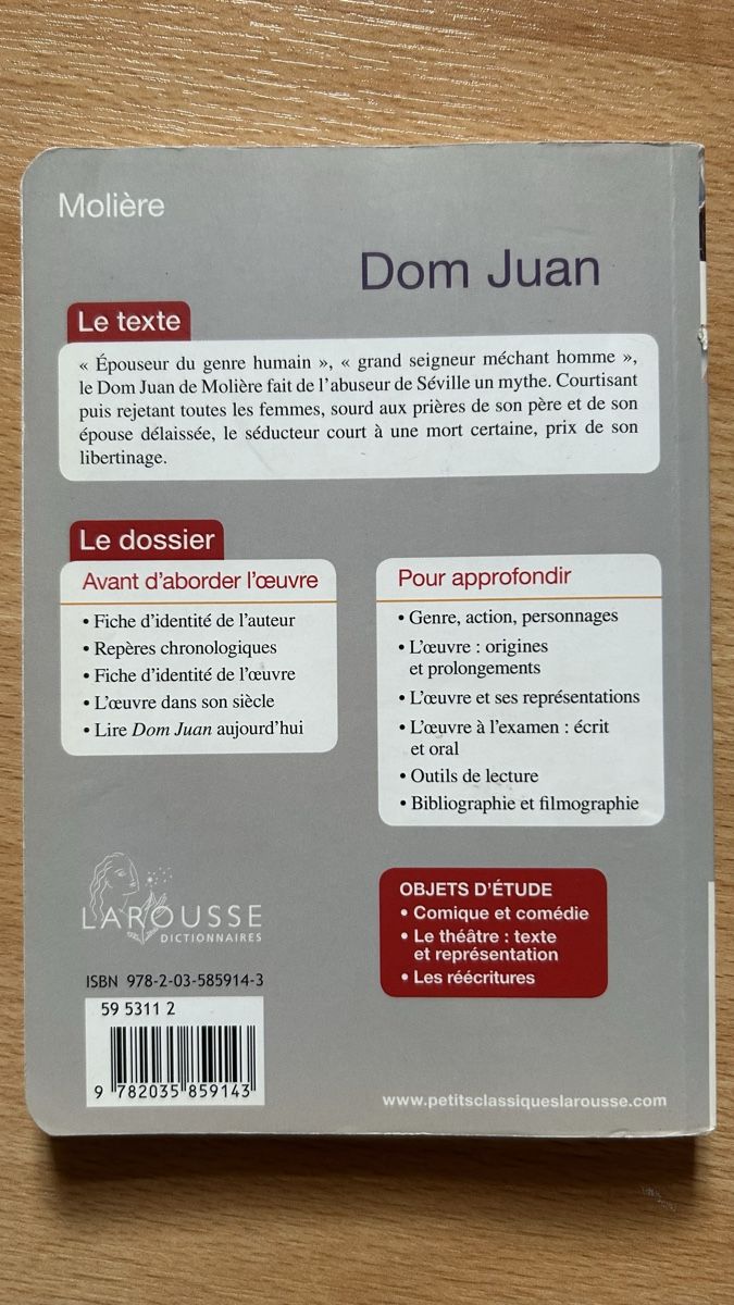 Libri: Dom Juan - Moliere – Usato da Reigoldswil venduto da har_yz6k 1