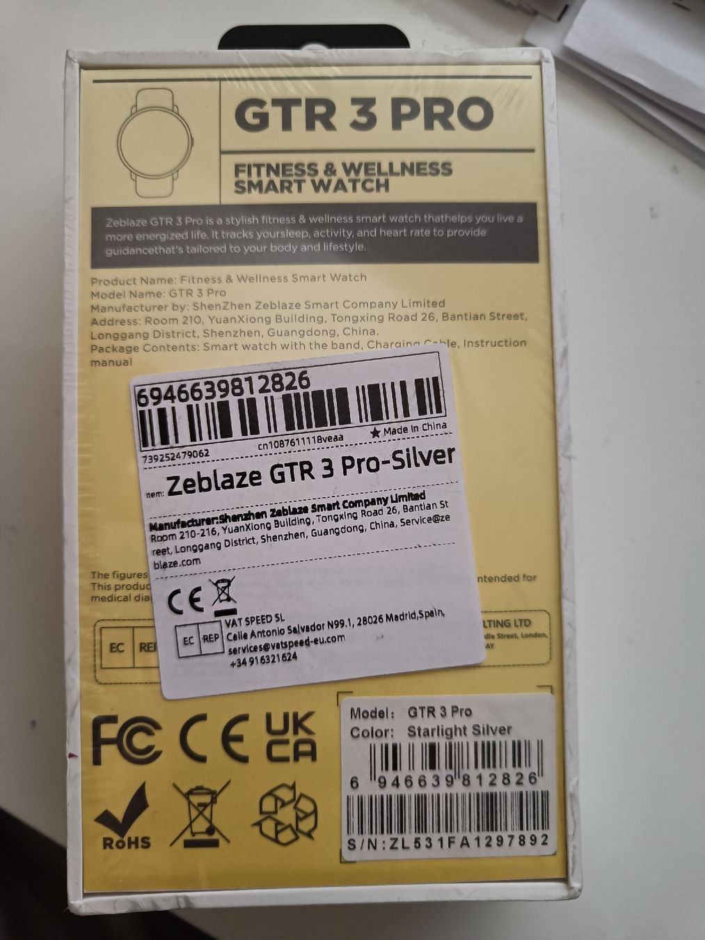 Smartwatch: Zeblaze GTR 3 Pro - Smartwatch – Nuovo e nell'imballaggio originale da Le Grand-Saconnex venduto da mcmartins 6