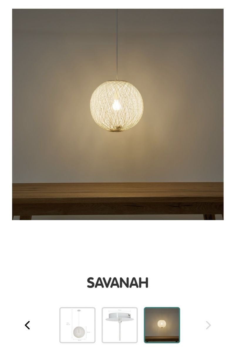 Lampade: Hängelampe SAVANAH – Usato da Lengnau BE venduto da CeRi17 1