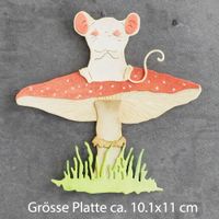 Neues Stanzschablonen-Set Müsli auf Pilz