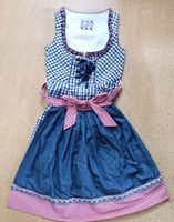 Stockerpoint Dirndl blau kariert mit Schürze neuwertig