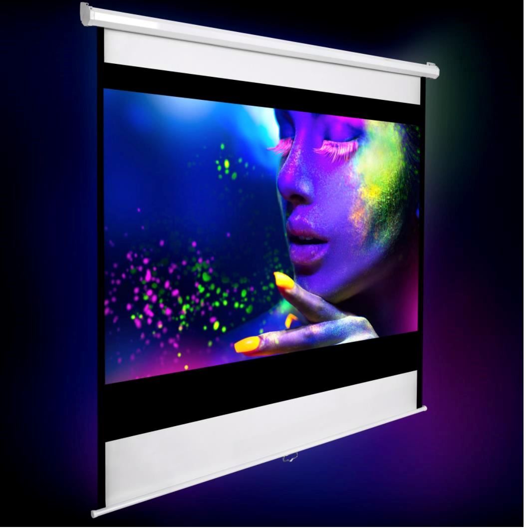 Videoprojektoren: Beamer Leinwand Rollo 152 x 152 cm – Neu (gemäss Beschreibung) aus Steinhausen von Retourenprofis