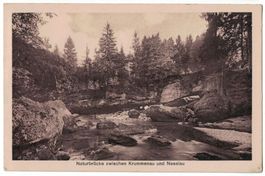 Naturbrücke zwischen Krummenau und Nesslau, gelaufen 1918