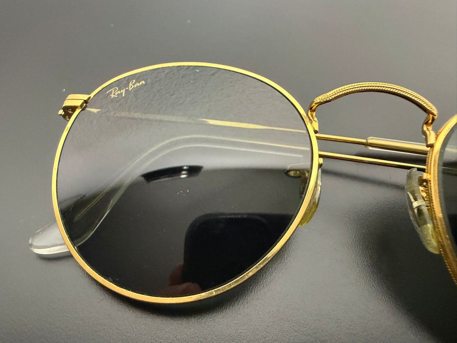 Occhiali & Lenti: Ray-Ban Sonnenbrille gold/schwarz – Usato da Lyss venduto da Prodified23 5
