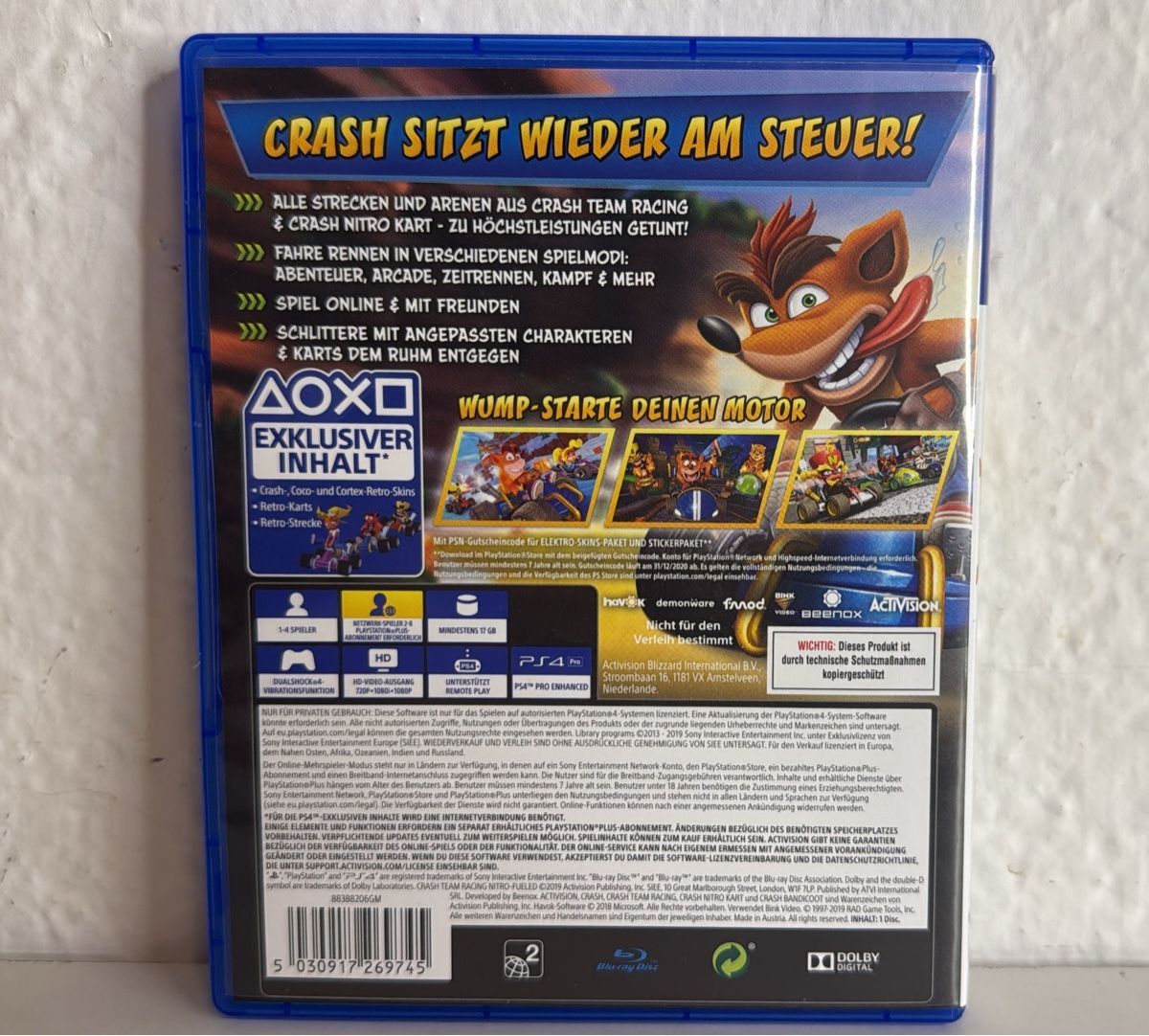 Sony Giochi: Crash Team Racing Nitro-Fueled PS4/PS5 Game – Usato da Ehrendingen venduto da bubulence 1