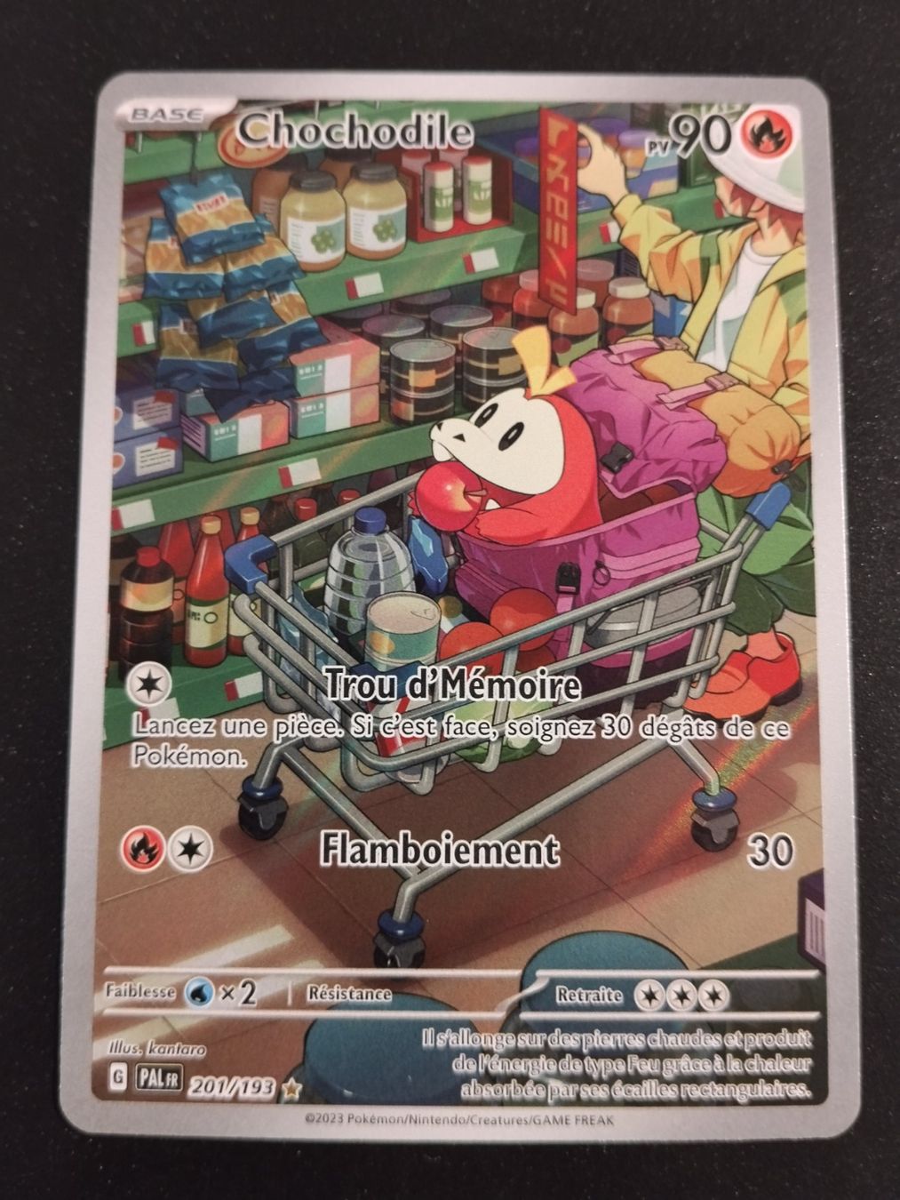 Pokémon Cartes à collectionner: Pokémon Évolution à Paldea: 201/193 FR – D'occasion à Palézieux-Village par oufoux08