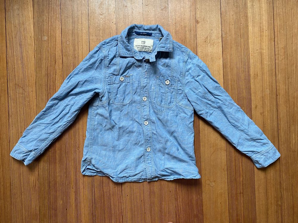 Chemises, T-shirts & Polos: Kinder Hemd scotch & soda / scotch & shrunk – D'occasion à Grafenried par 3322