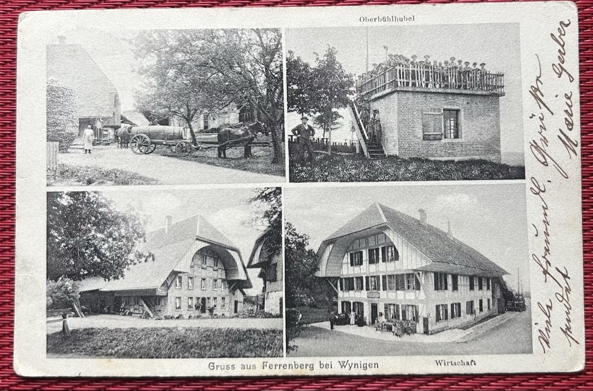 Cartoline postali: Gruss aus Ferrenberg bei Wynigen  – Usato da Horw venduto da Tellbub