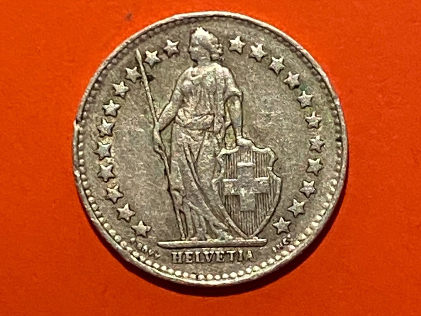 Tutti le monete: 50 Rappen oder 1/2 Fr.1943 B ( Silber ) – Usato da Oensingen venduto da Stro11 1