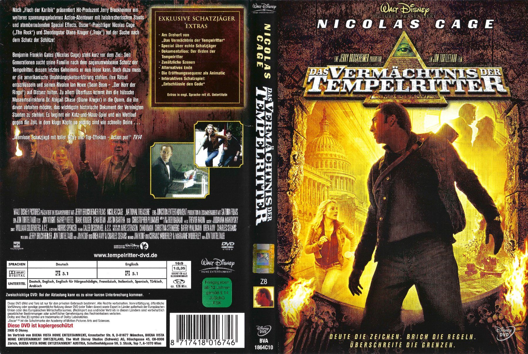 Tutti i DVDs: Das Vermächtnis der Tempelritter (2004) – Usato da Zürich venduto da Cineasten