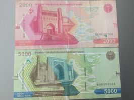 Uzbekistan banknotes