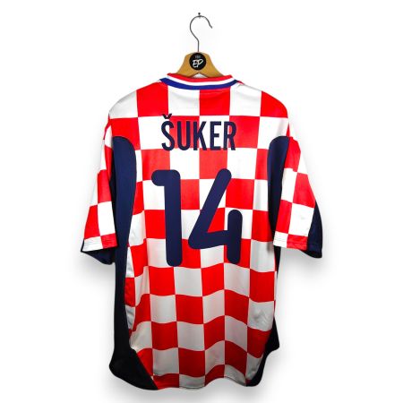 Original 2000-02 Croatia Home Trikot Šuker
