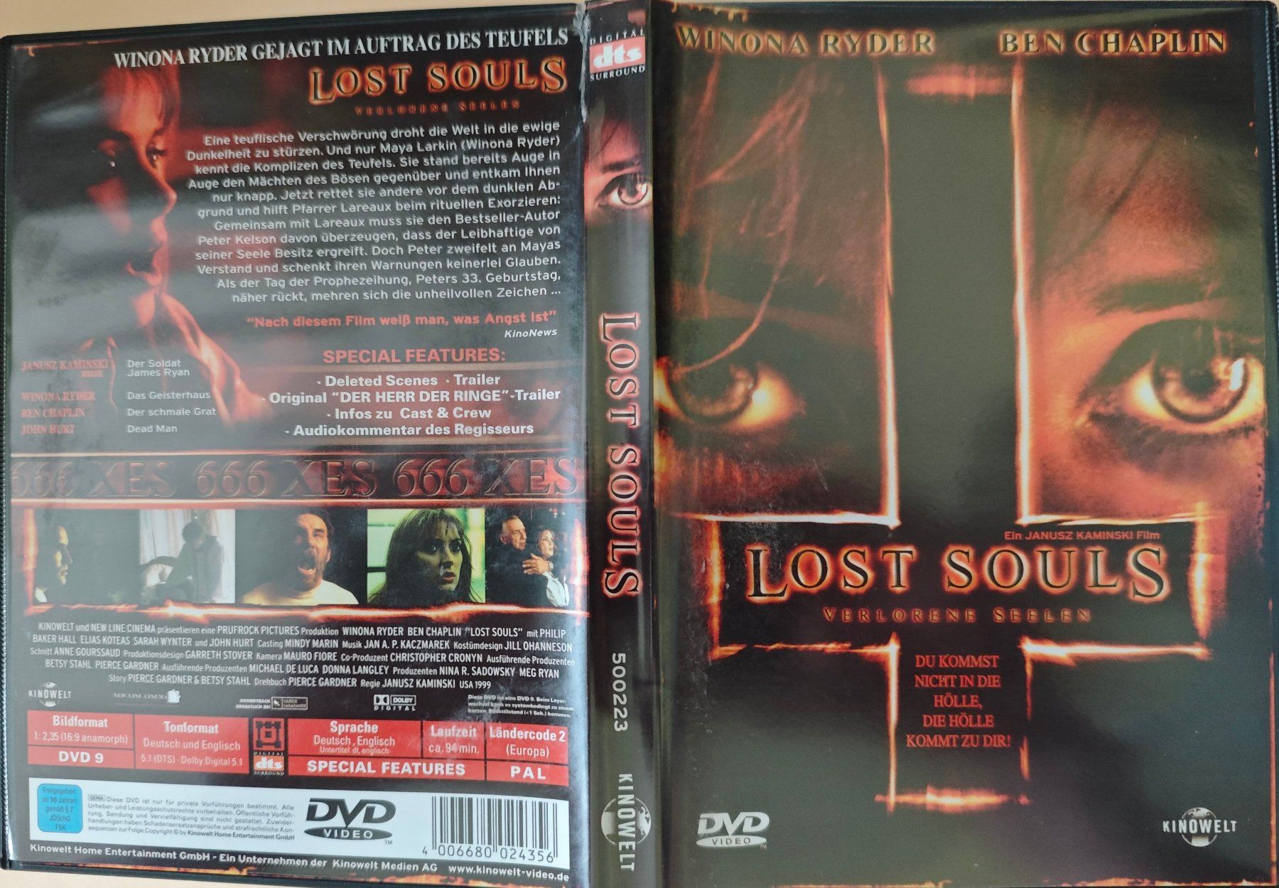 Tutti i DVDs: Lost Souls - Verlorene Seelen – Usato da Laufenburg venduto da Toni5010