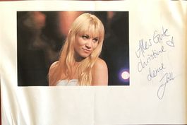 Jill Wick Popstars Autogramm signiert Farbkopie 15x21cm