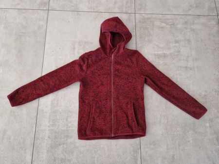 Kuschelige Fleecejacke mit Kapuze, Grösse 146/152