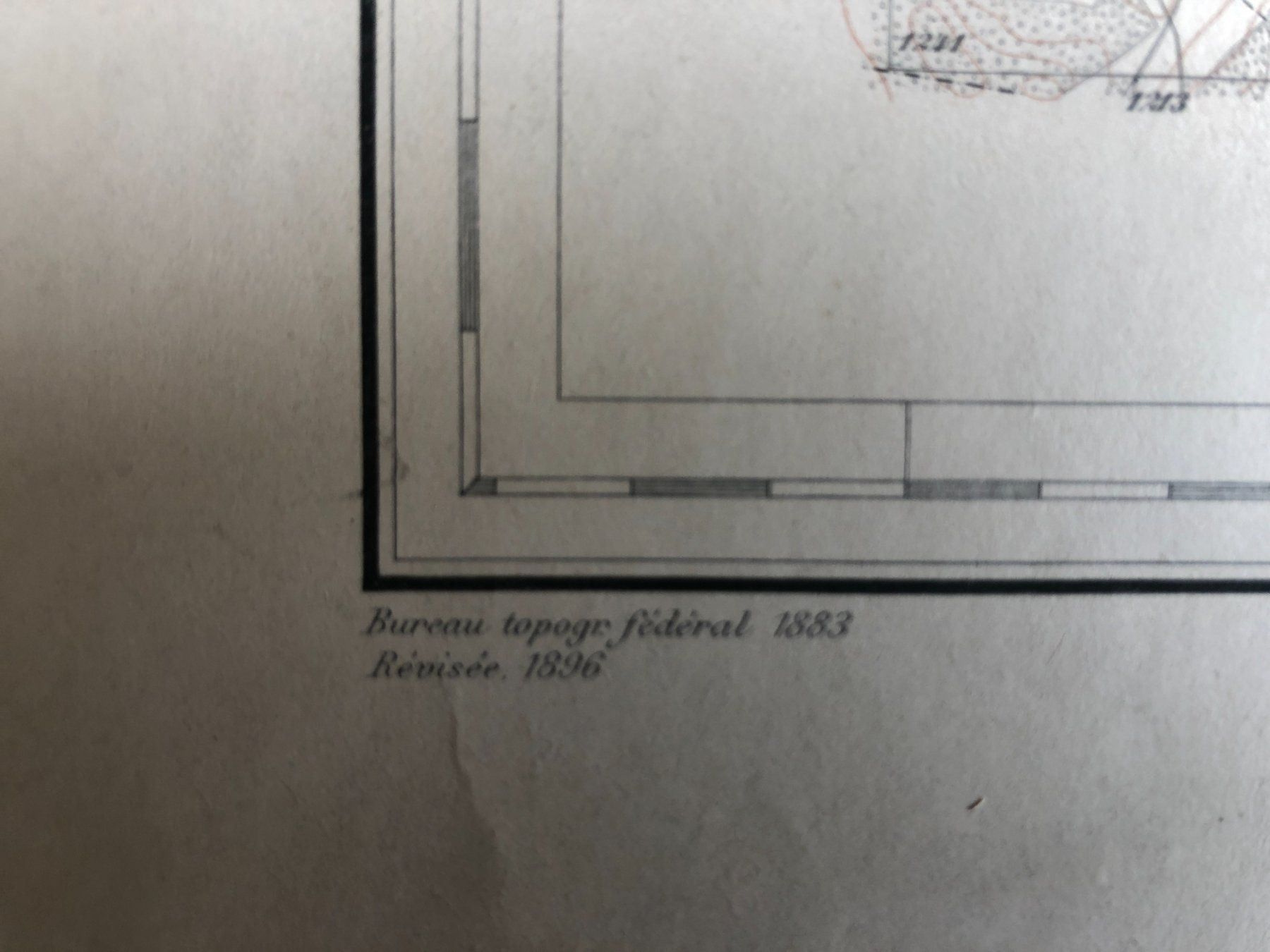 Landkarten & Atlanten: Siegfriedatlas Bl. 278: La Brévine 1876 – Gebraucht aus Zürich von allp 6