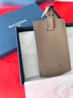 Original Bucherer Gepäckanhänger aus Leder -2er-Set in Taupe