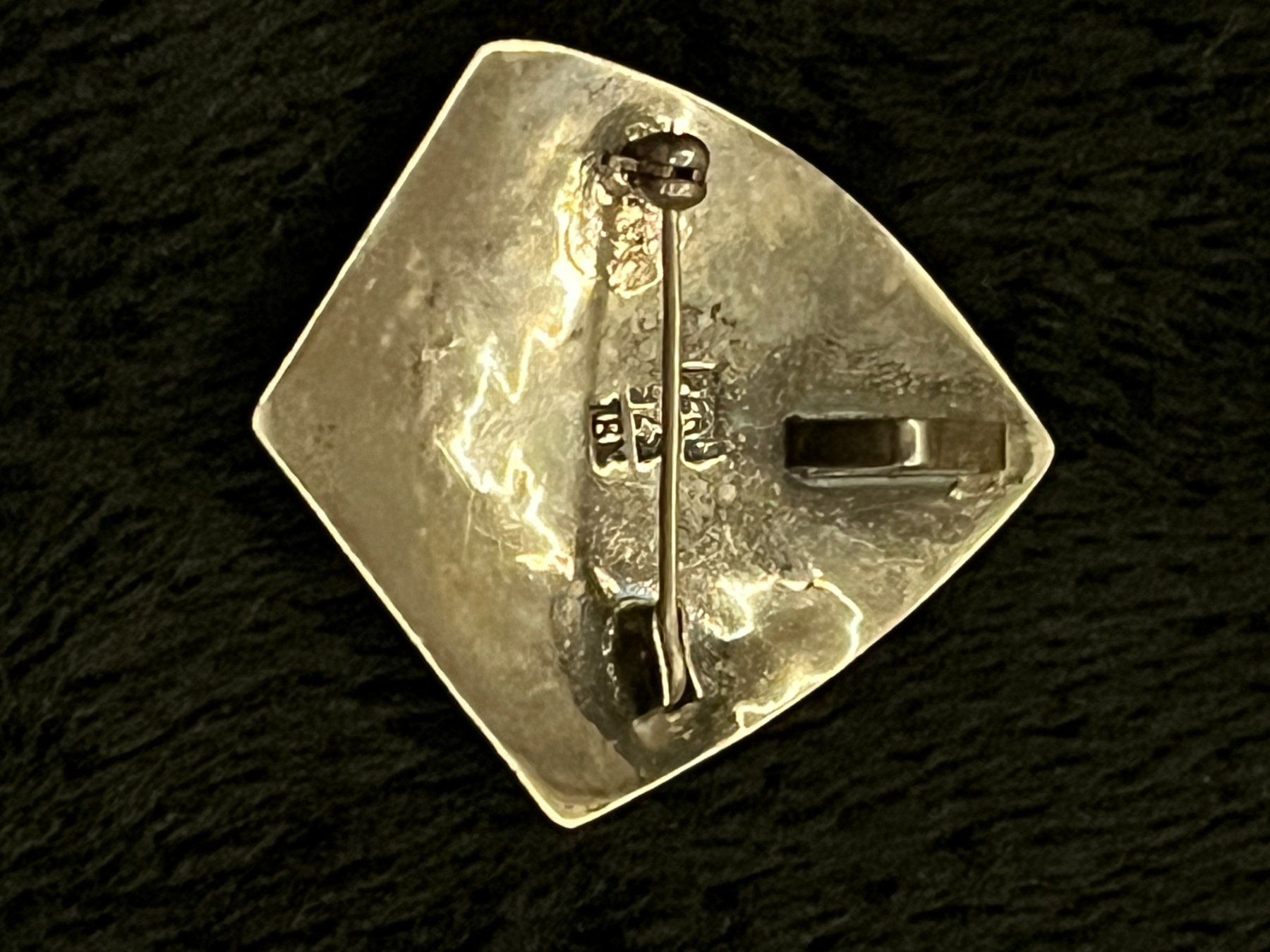 Spille & Fermagli: Anhänger / Brosche Silber 925 Gold 750 – Usato da Bettwiesen venduto da wicking27 1