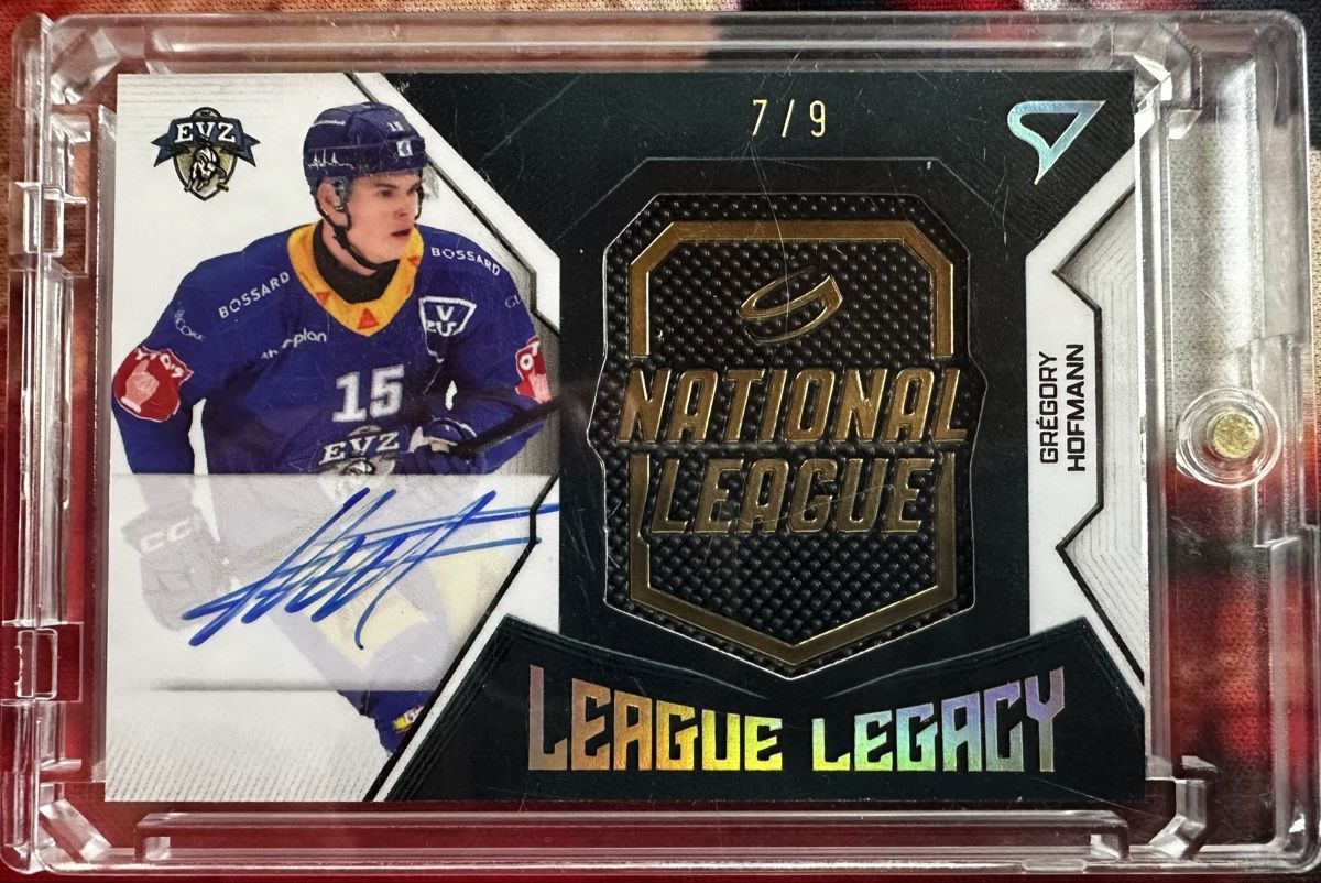 Sportzoo Carte collezionabili: Gregory Hofmann - League Legacy signed 7/9 – Nuovo (secondo la descrizione) da Bremgarten b. Bern venduto da sisec17