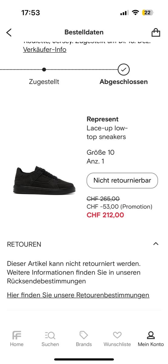 Represent Scarpe da uomo: Represent sneaker (Neu) – Nuovo e nell'imballaggio originale da Zürich venduto da SisterCarrie 4